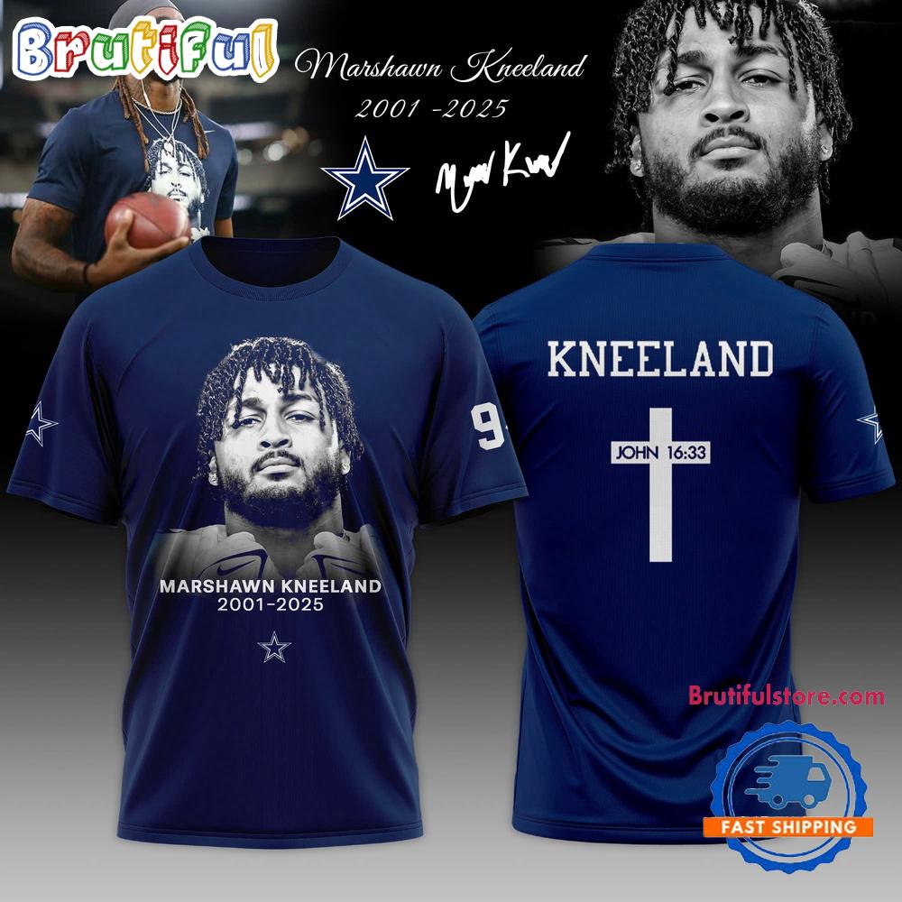 Dallas Cowboys Marshawn Kneeland Thank You Memories 2001-2025 Limited Edition T Shirt