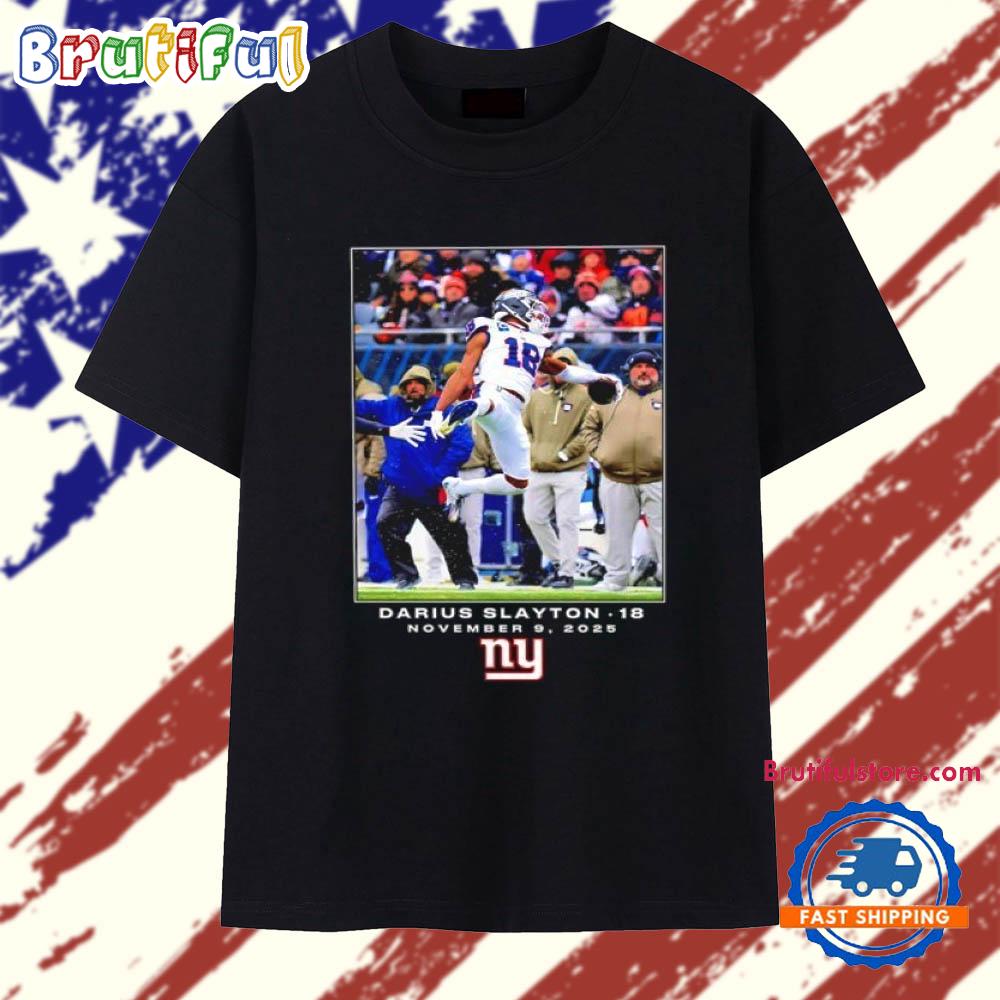Darius Slayton New York Giants NFL Flash Features Week 10 T Shirt