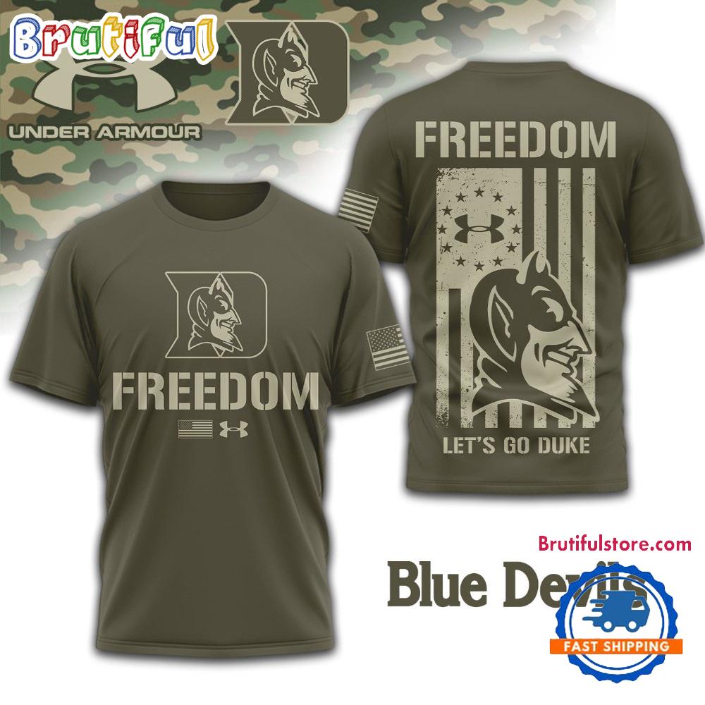 Duke Blue Devils NCAA Freedom Under Armour Limited Edition 3D Shirt
