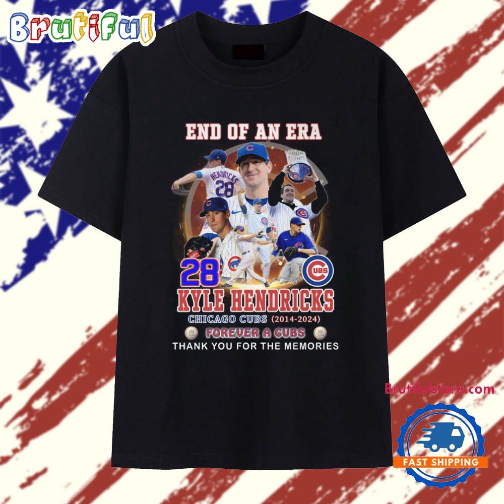 End Of An Era Kyle Hendricks Chicago Cubs 2025 T Shirt