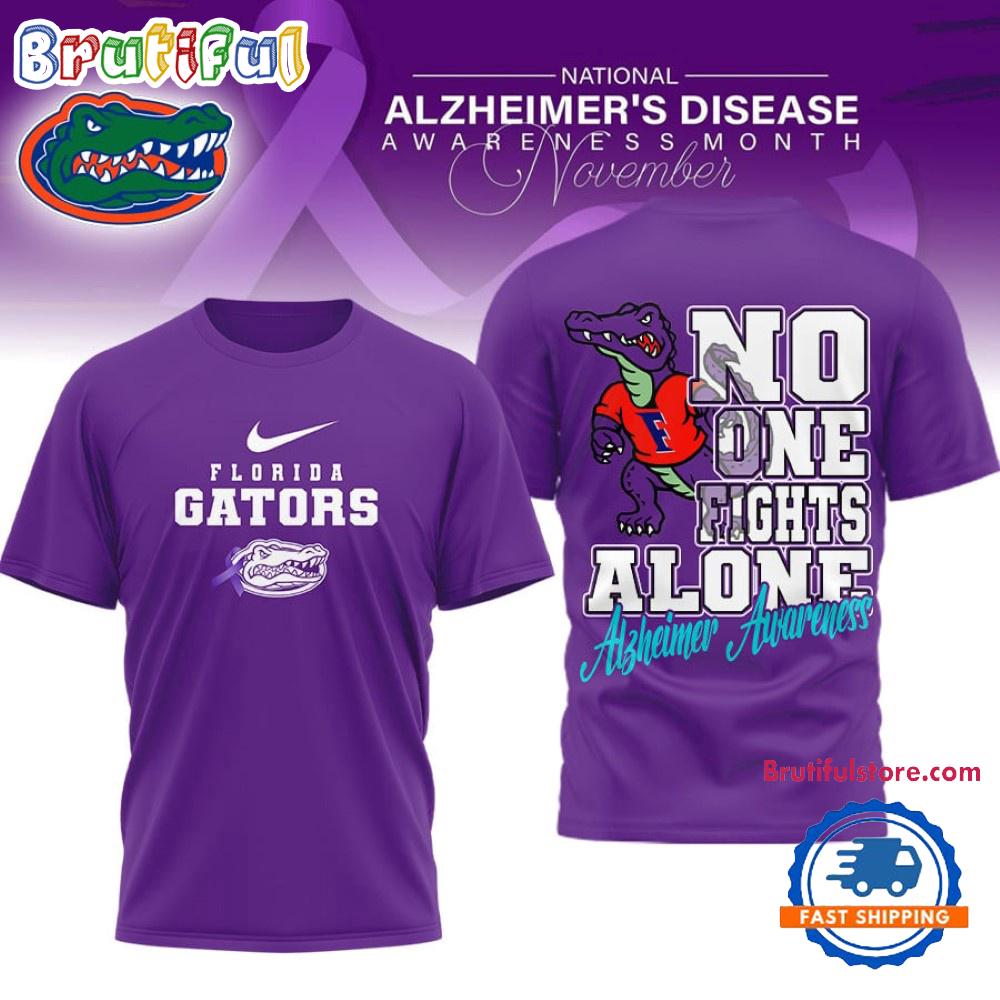 Florida Gators NCAA Alzheimer Awareness November Unisex 3D Shirt