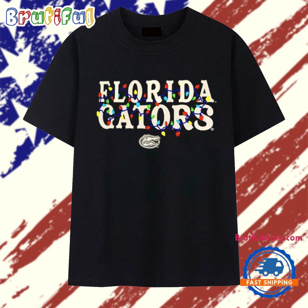 Florida Gators String Lights Christmas T Shirt