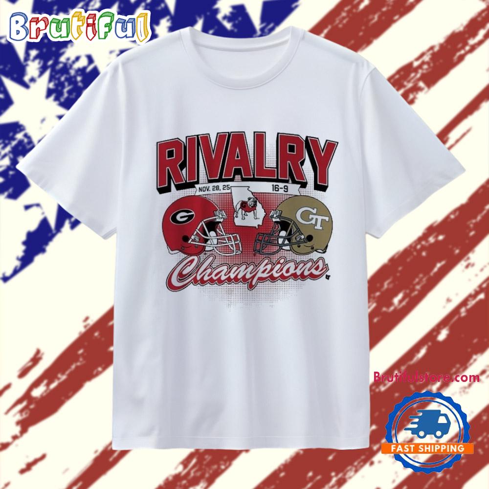 Georgia Bulldogs Football Rivalry Winner 2025 Helmet T Shirt