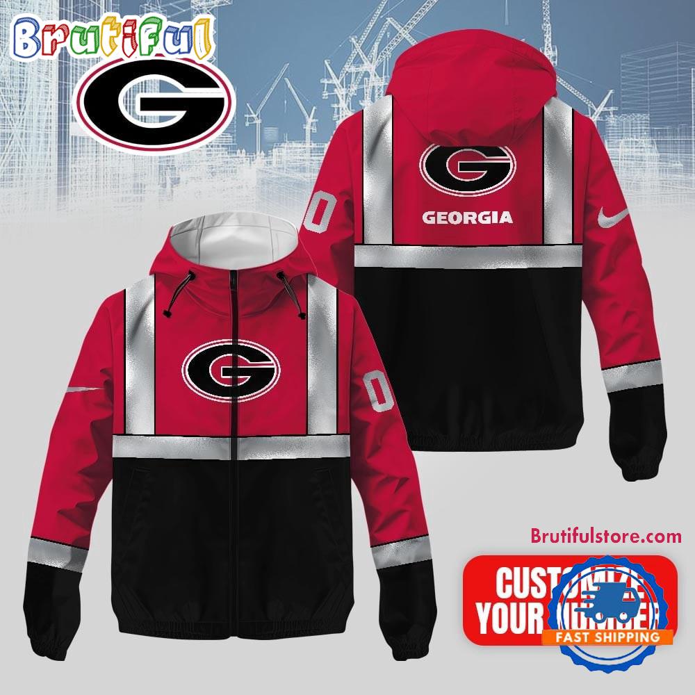 Georgia Bulldogs NCAA Safety Windbreaker Jacket