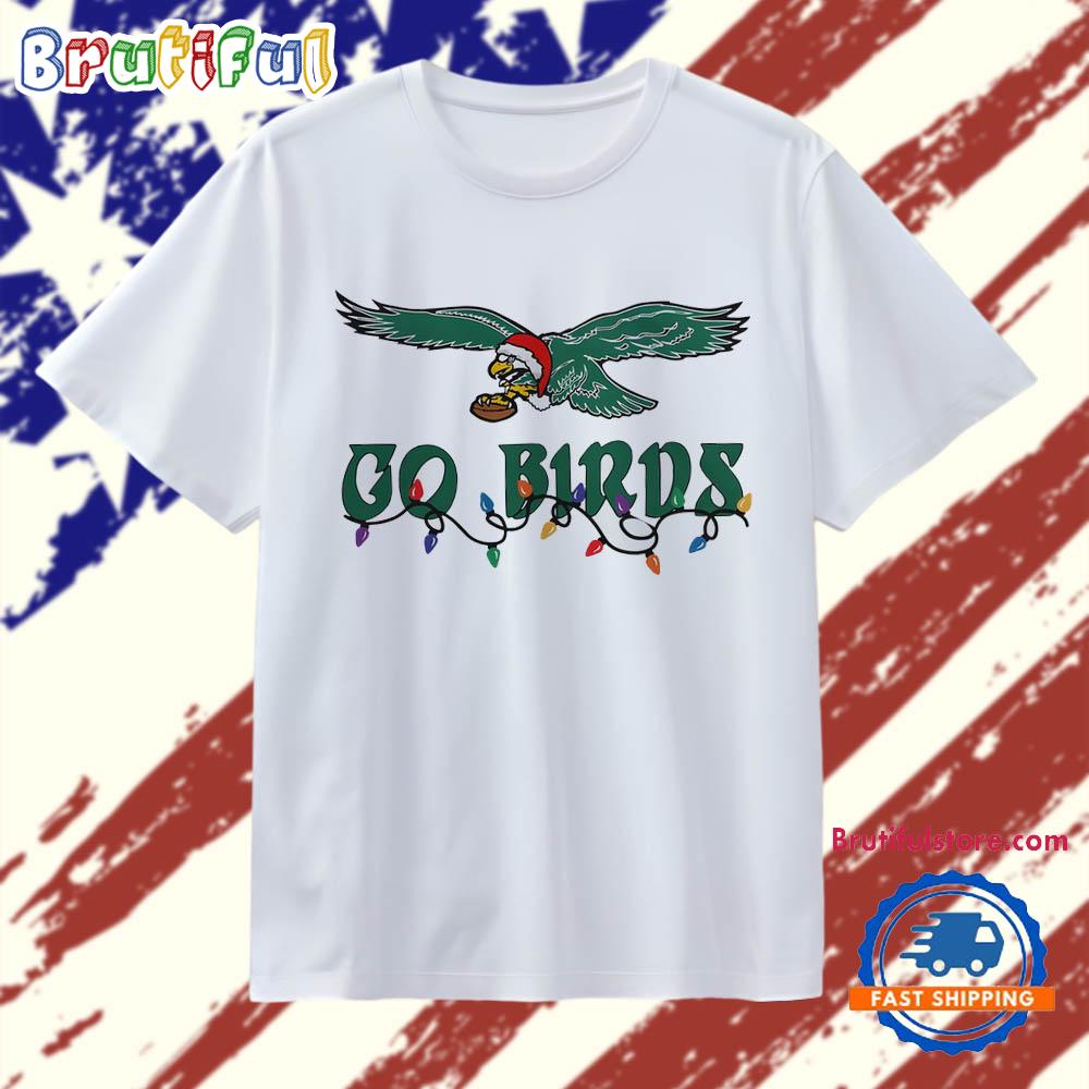 Go Birds Christmas Philadelphia Eagles Vintage T Shirt