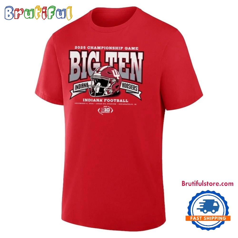 Indiana Hoosiers Football 2025 Big Ten Championship Game T Shirt