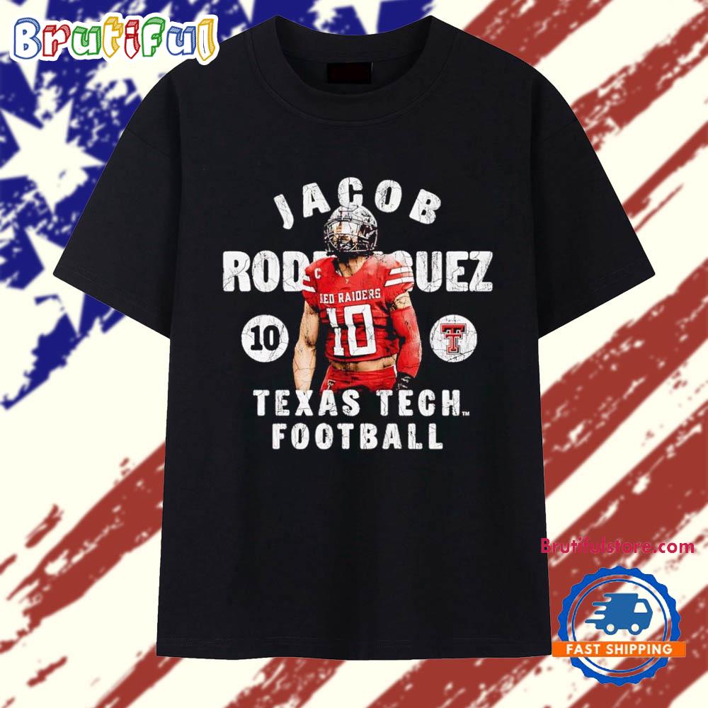 Jacob Rodriguez portrait Texas Tech Red Raiders T Shirt