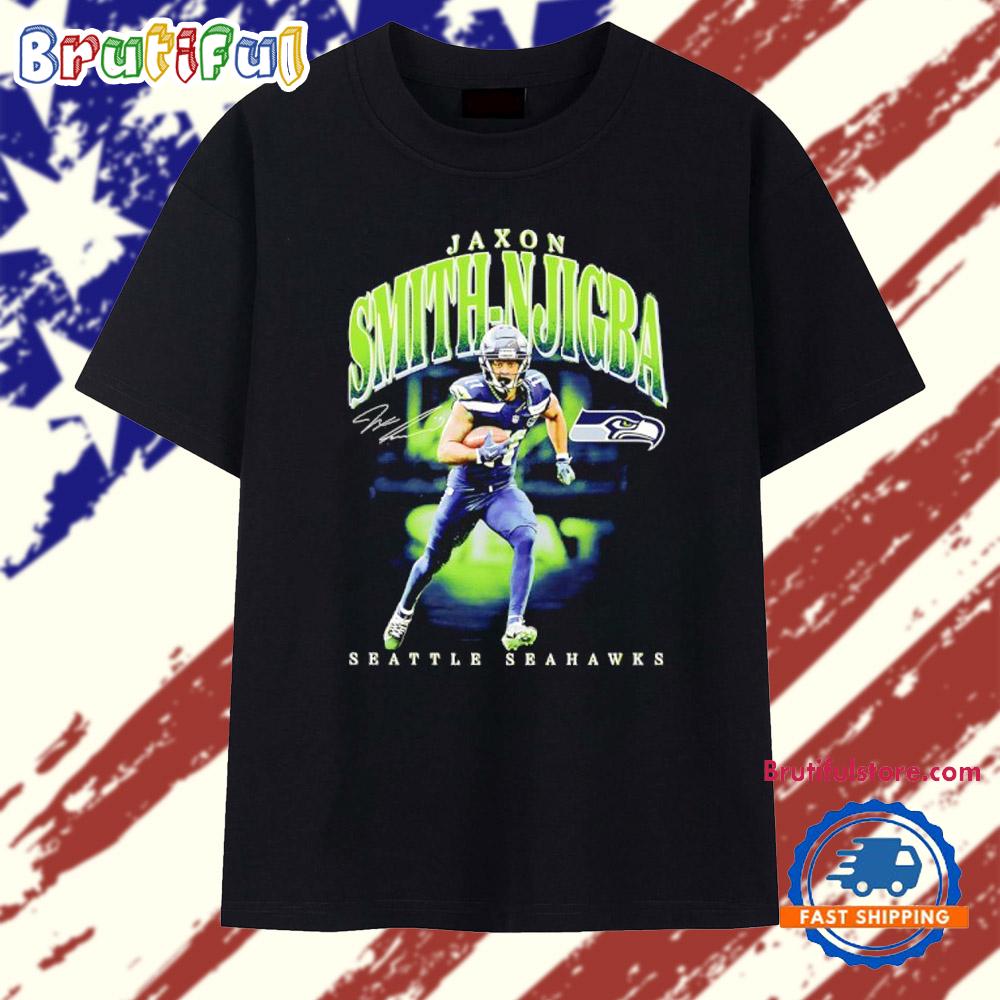 Jaxon Smith-Njigba Seattle Seahawks signature graphic T Shirt