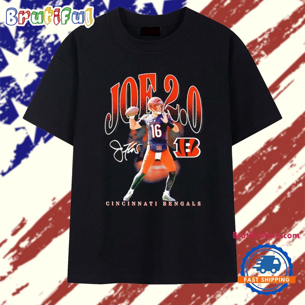 Joe Flacco Cincinnati Bengals signature graphic T Shirt