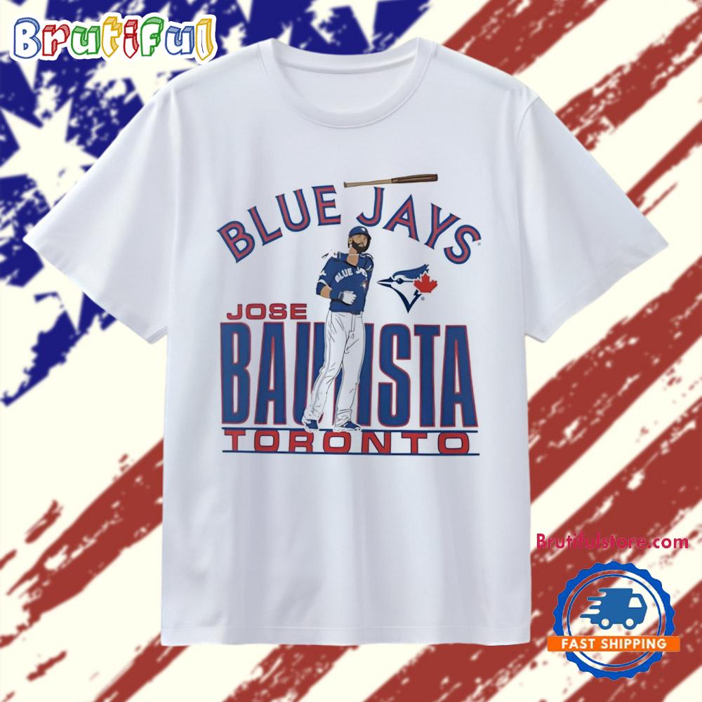 Jose Bautista cooperstown player Toronto Blue Jays T Shirt