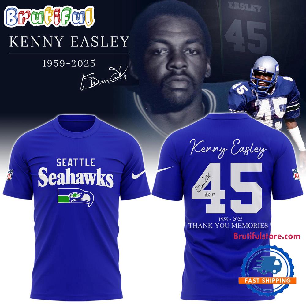 Kenny Easley 1959 – 2025 Thank For Memories Limited Edition 3D Shirt