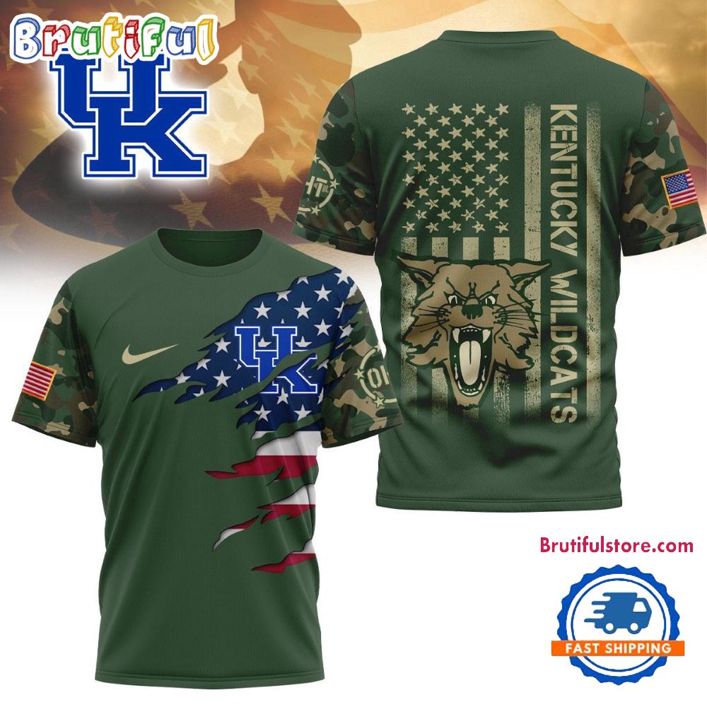Kentucky Wildcats 2025 NCAA Veteran Limited 3D Shirt