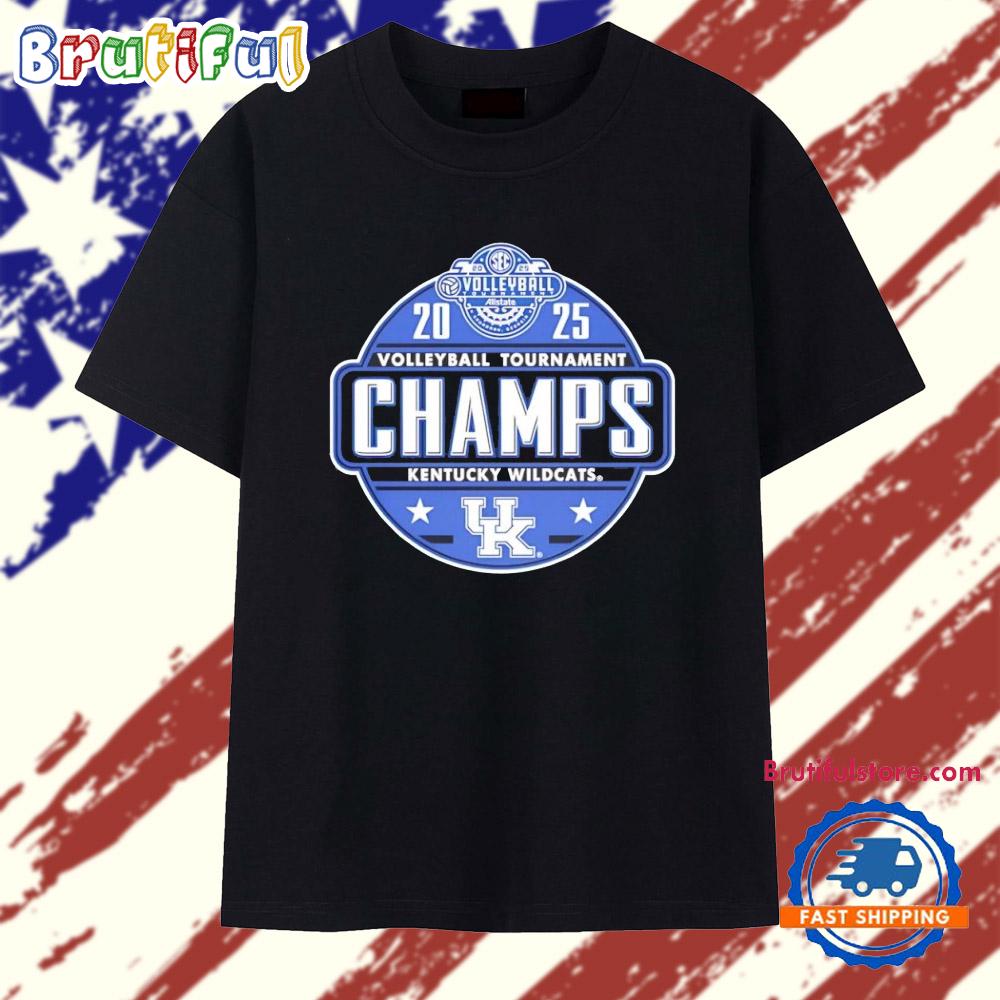 Kentucky Wildcats 2025 SEC Women’s Volleyball Conference Tournament Champions T Shirt