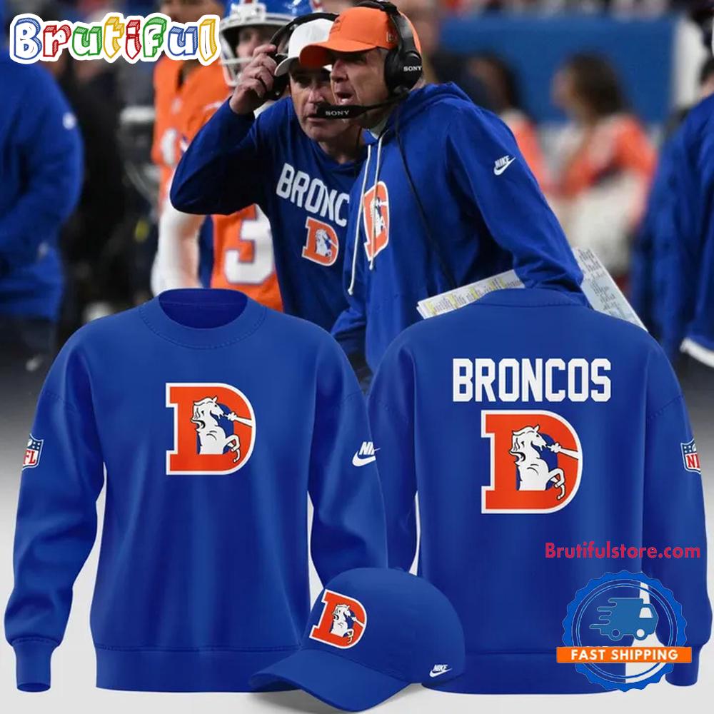 Limited Edition Denver Broncos Throwback 2025 Sweatshirt