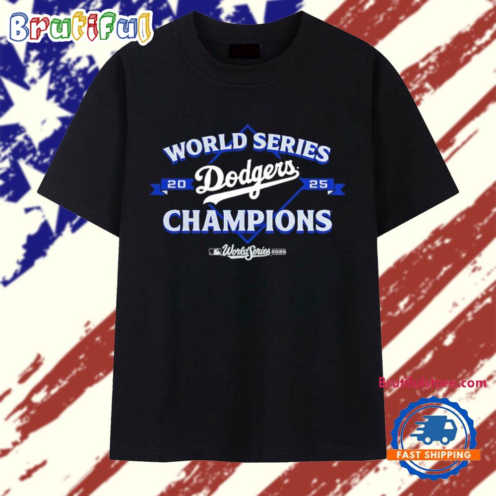 Los Angeles Dodgers 9X Champions 2025 World Series T Shirt