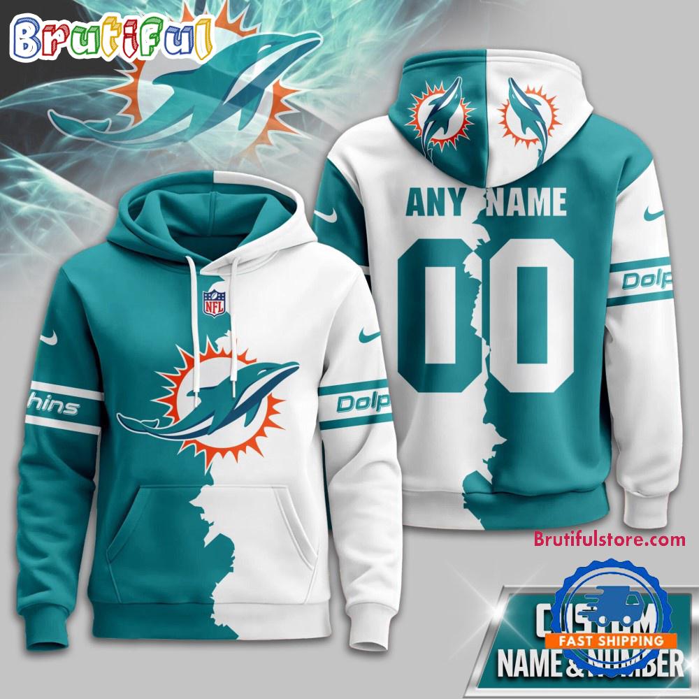Miami Dolphins 2025 NFL Victory Split Limited Hoodie Shirt