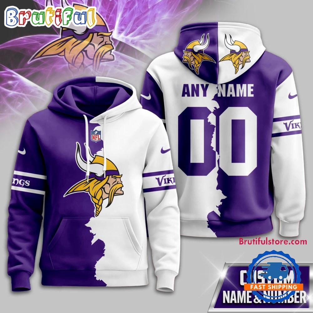 Minnesota Vikings 2025 NFL Victory Split Limited Hoodie Shirt