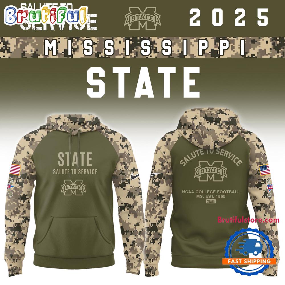 Mississippi State 2025 NCAA Salute To Service Limited New Hoodie