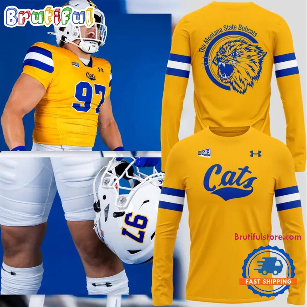 Montana State Bobcats 2025 Football Gold Rush Long Sleeve Shirt