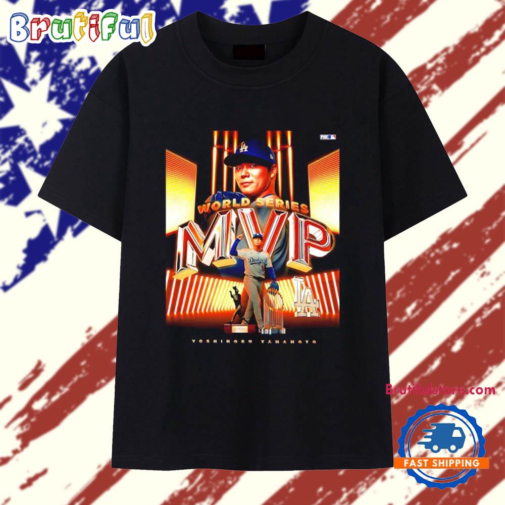 MVP Yoshinobu Yamamoto Los Angeles Dodgers 2025 World Series Champions T Shirt