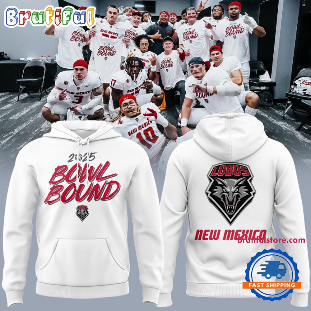 New Mexico Lobos Football BOWL BOUND 2025 Hoodie