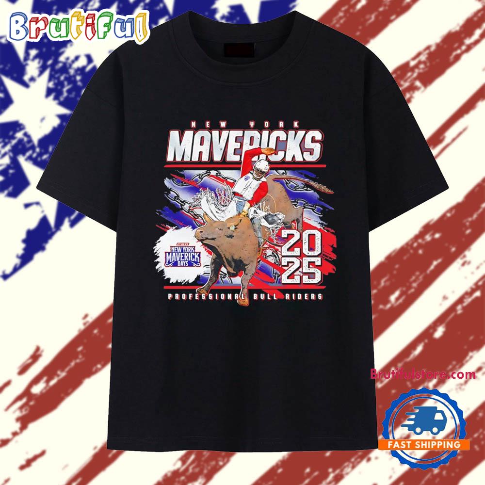 New York Mavericks 2025 Event Professional Bull Riders T Shirt