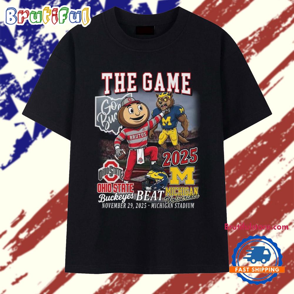 Ohio State Buckeyes The Game Beat Michigan 2025 Michigan Stadium Vintage T Shirt