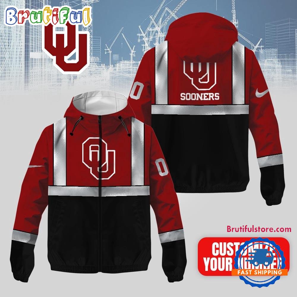 Oklahoma Sooners NCAA Safety Windbreaker Jacket