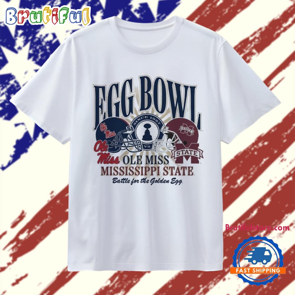 Ole Miss Rebels vs. Mississippi State Bulldogs 2025 Egg Bowl Rivalry T Shirt