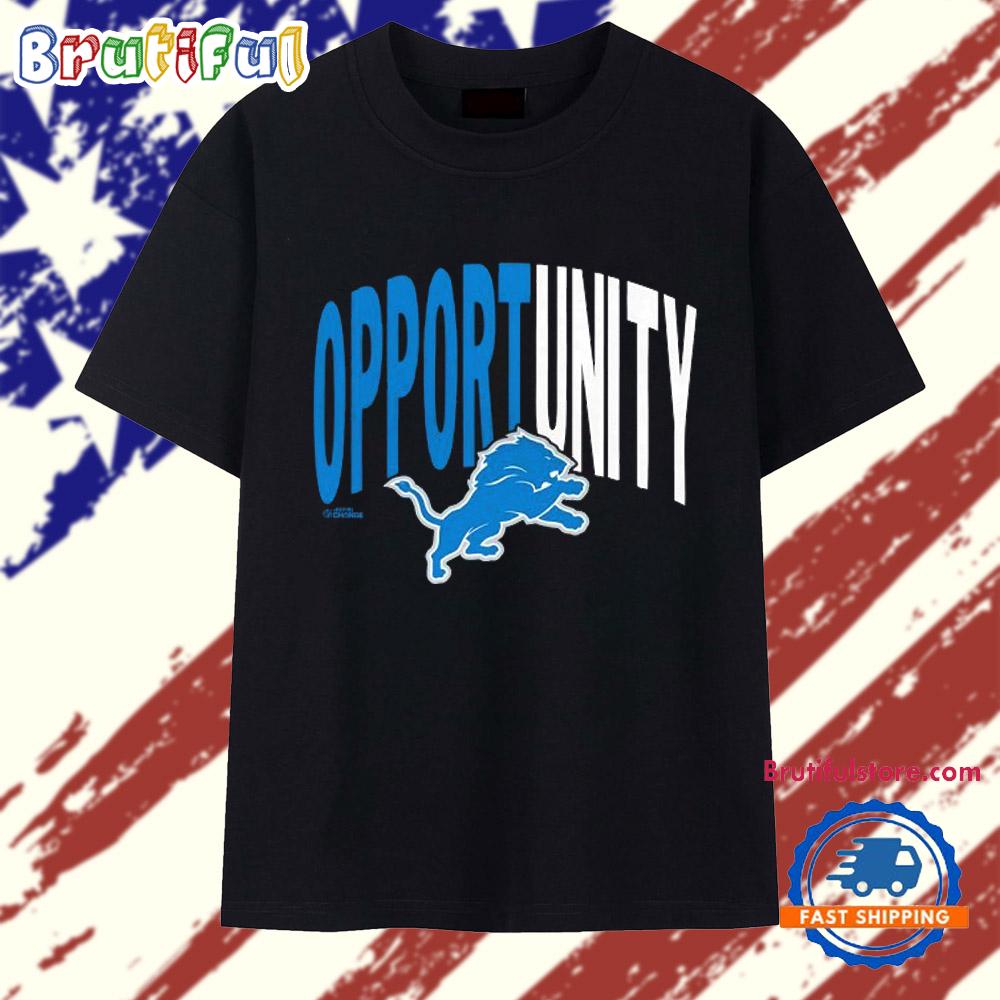 Opportunity Detroit Lions 2025 Inspire Change T Shirt