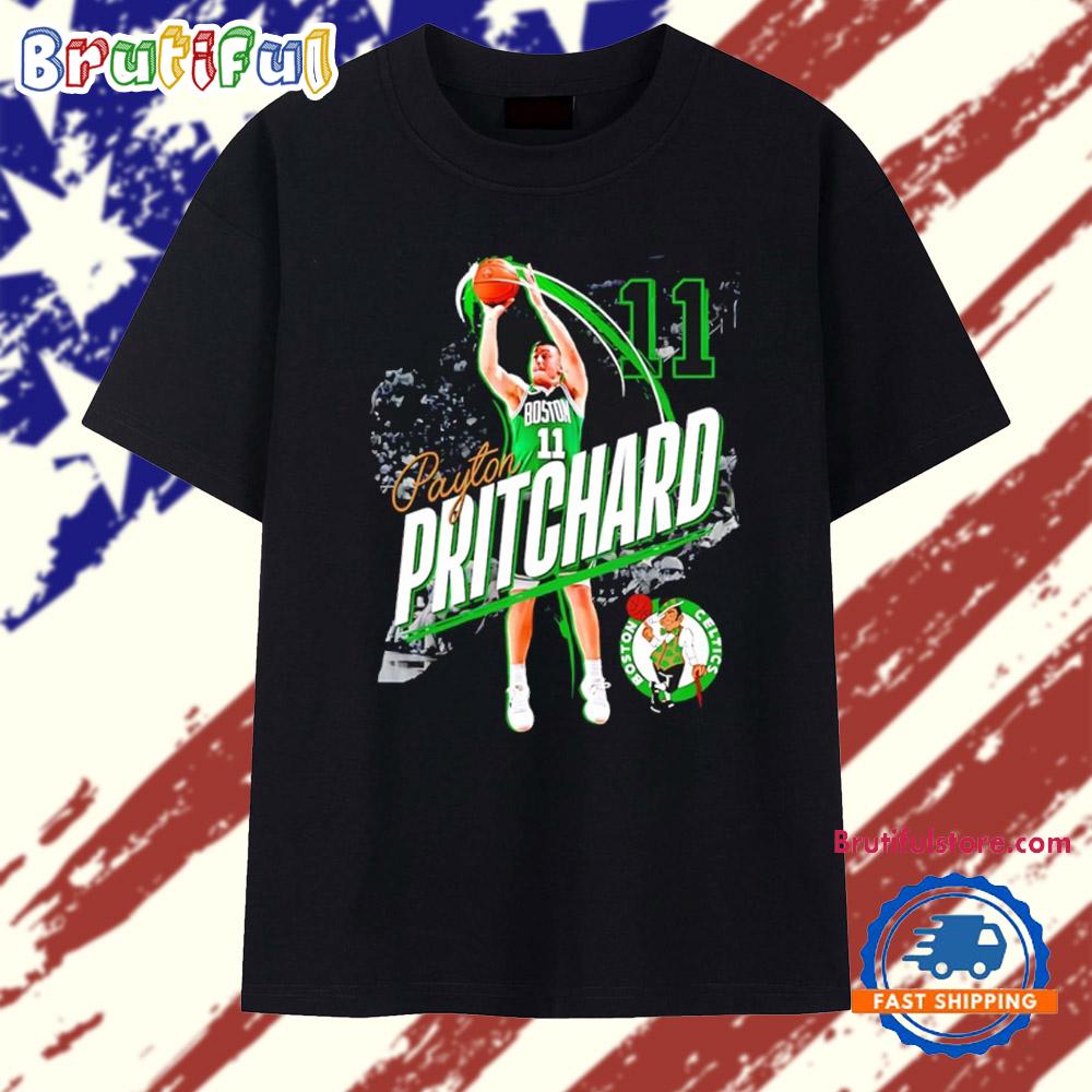 Payton Pritchard Boston Celtics Legacy Graphic T Shirt