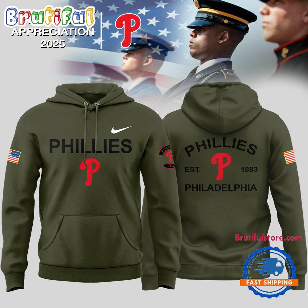 Philadelphia Phillies 2025 Military Appreciation Limited Edition Hoodie