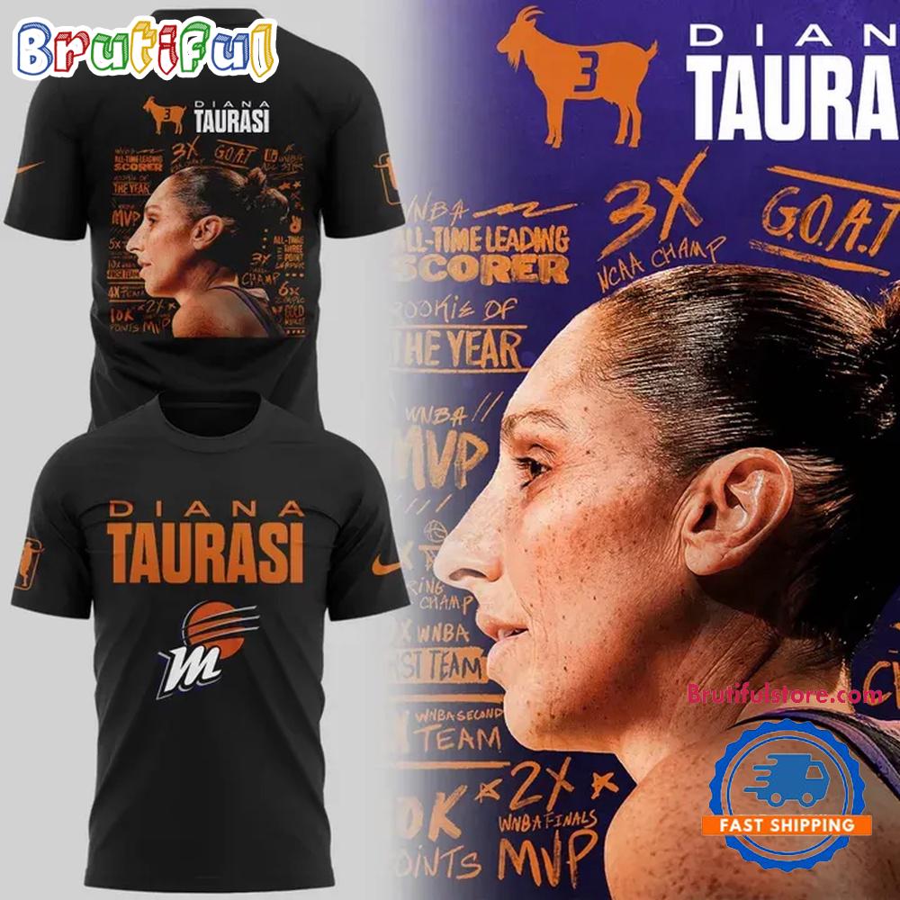 Phoenix Mercury Diana Taurasi 2025 Limited T Shirt