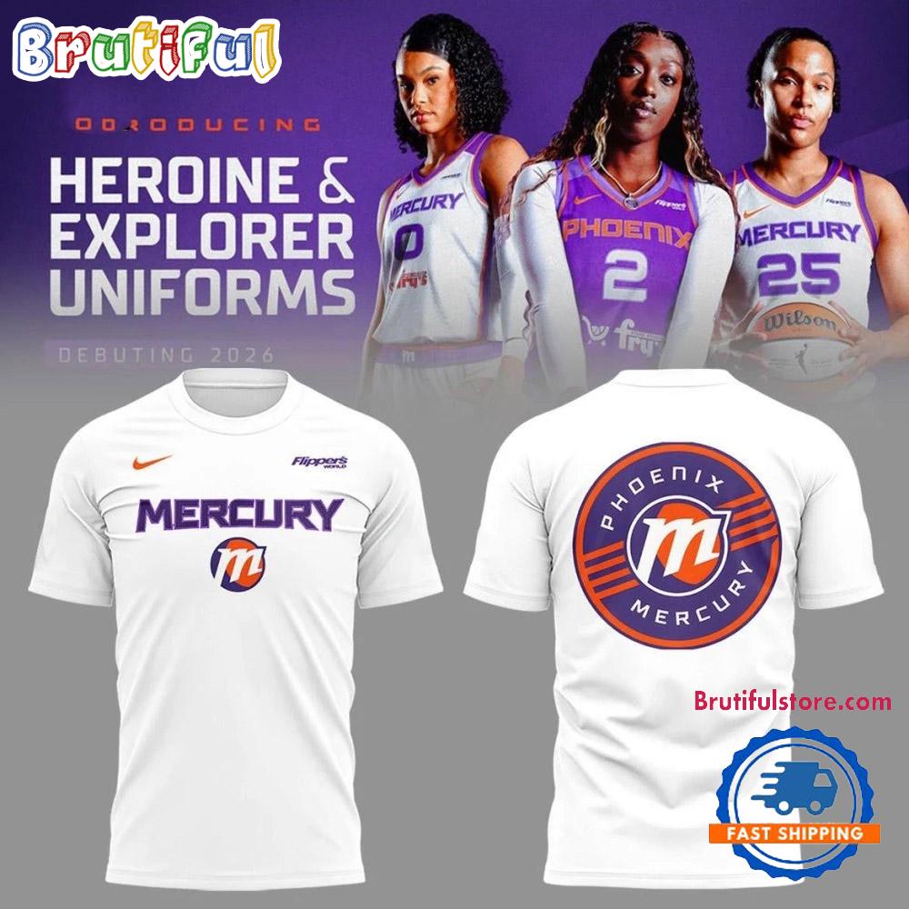 Phoenix Mercury New Bold And Modernized Brand 2025 3D Shirt
