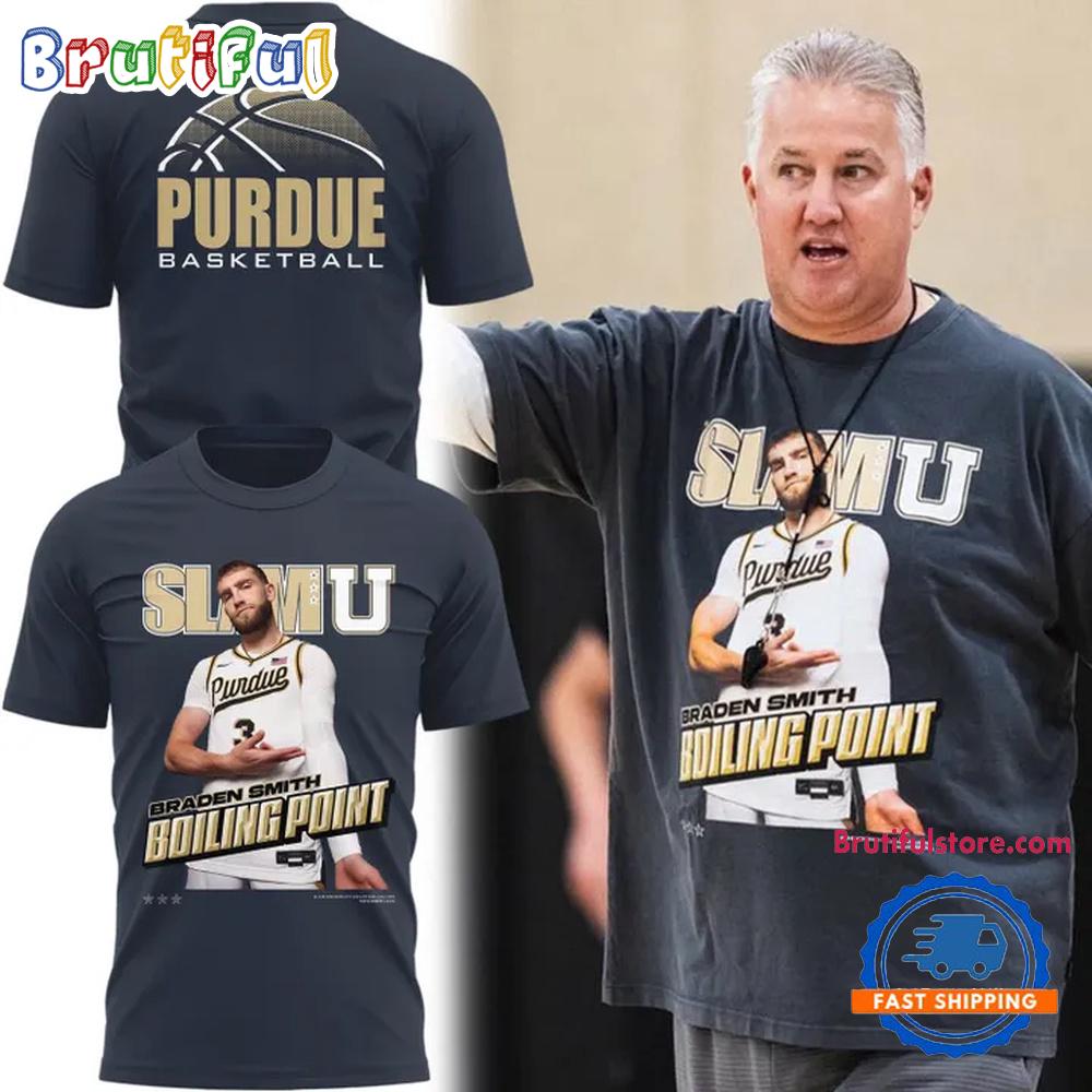 Purdue Boilermakers Basketball Braden Smith Boiling Point T Shirt
