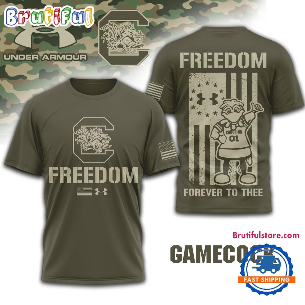 South Carolina Gamecocks NCAA Freedom Under Armour Limited Edition 3D Shirt