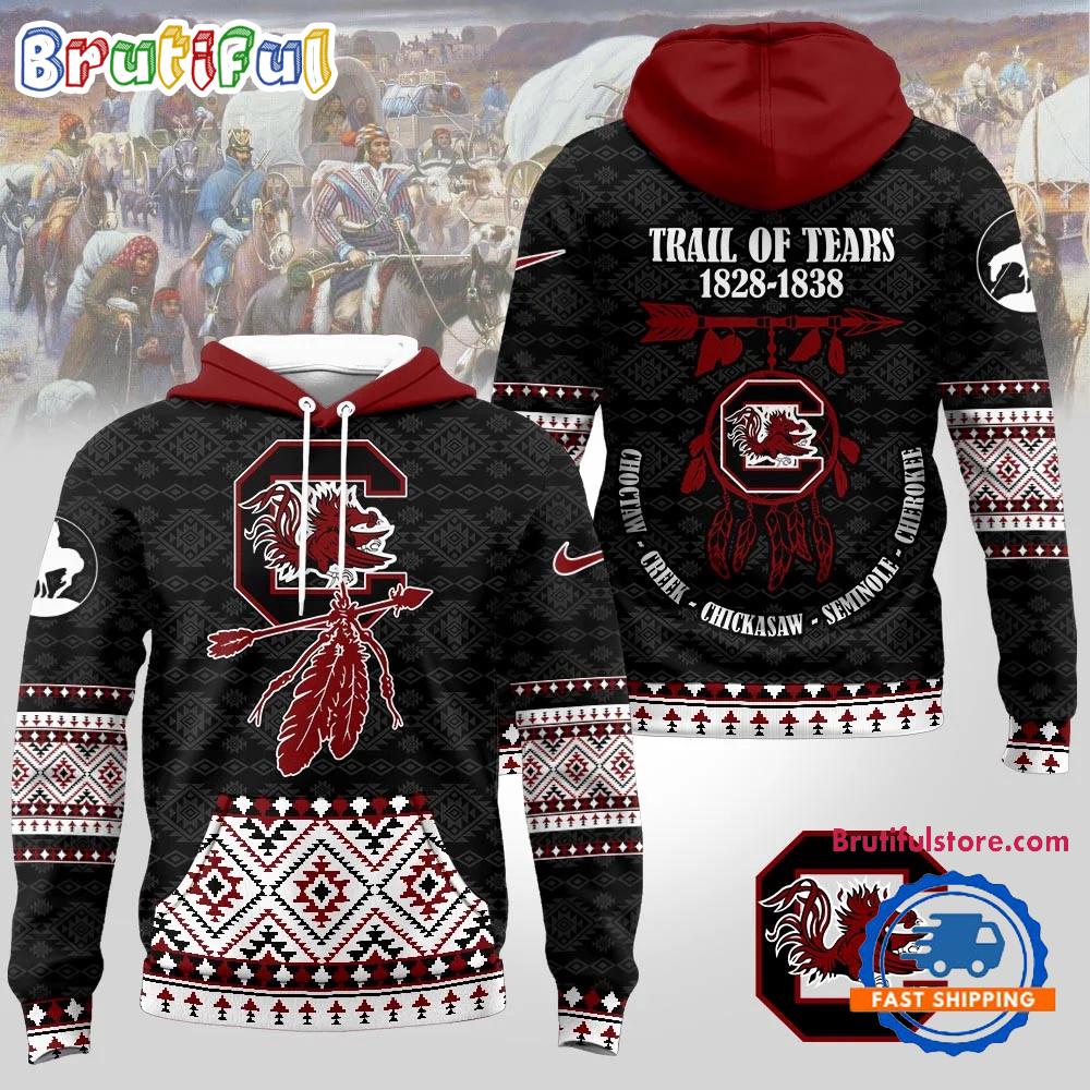 South Carolina Gamecocks NCAA Trail of Tears Awareness 1828-1838 Limited Hoodie Shirt