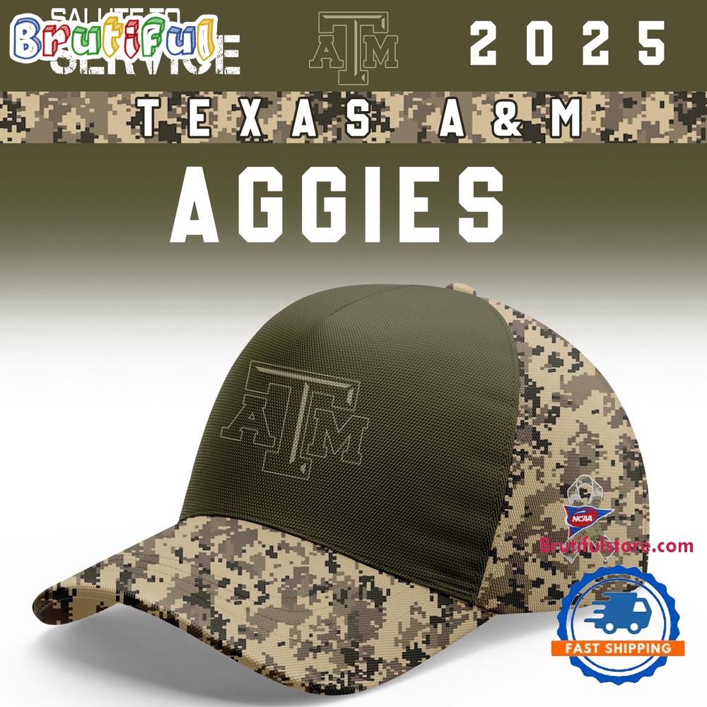 Texas AM Aggies 2025 NCAA Salute To Service Limited New Cap