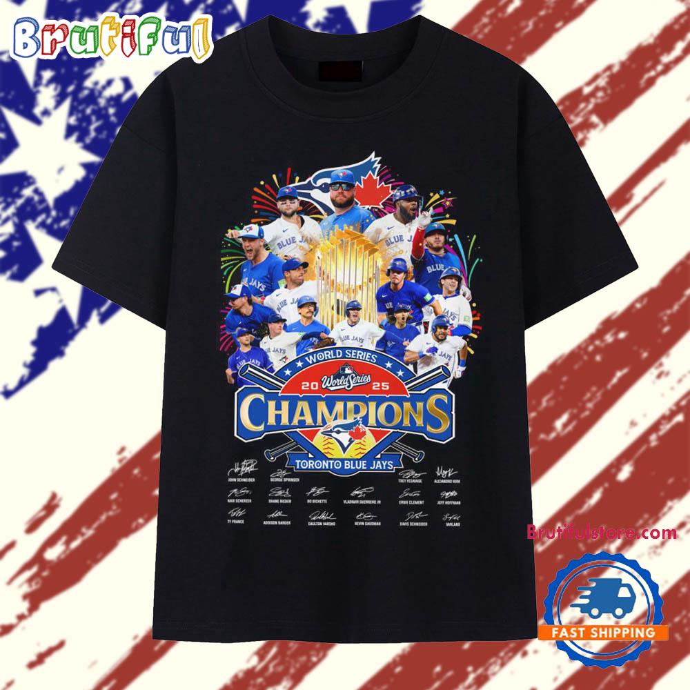 Toronto Blue Jays Baseball World Series Champions 2025 Winner Vintage T Shirt