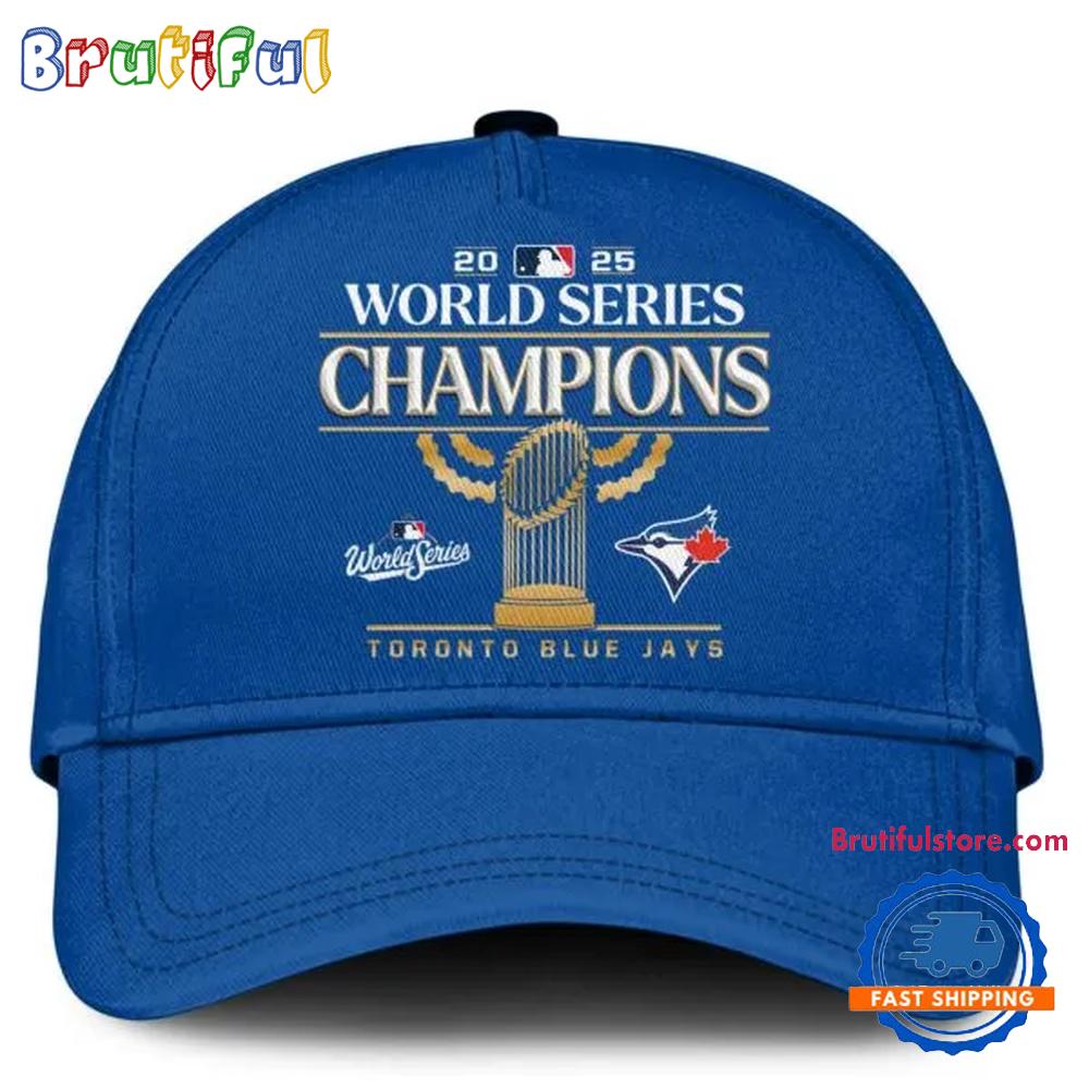 Toronto Blue Jays World Series Champions 2025 New Design Blue Cap Hats