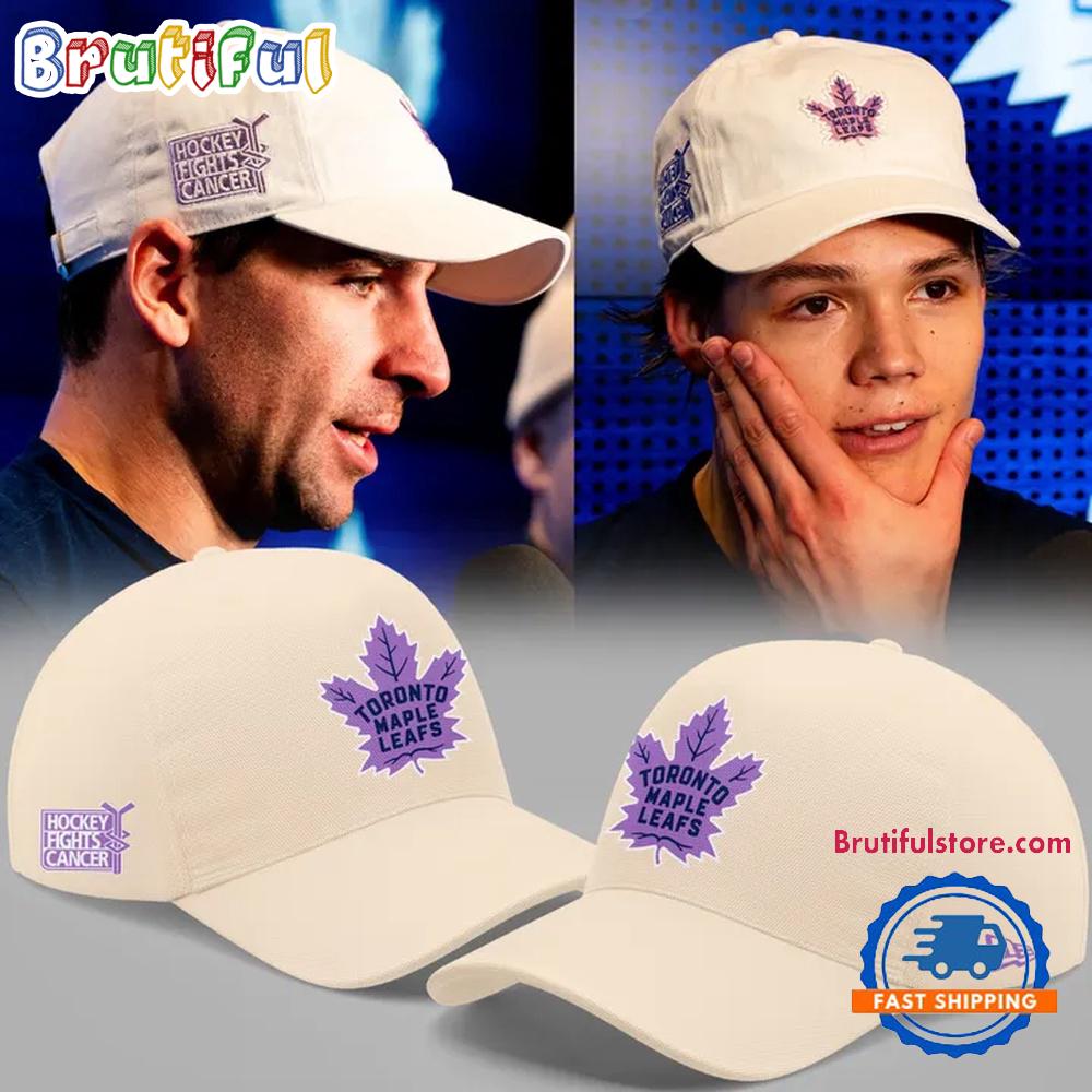 Toronto Maple Leafs Hockey Fights Cancer 2025 Limited Edition Cap