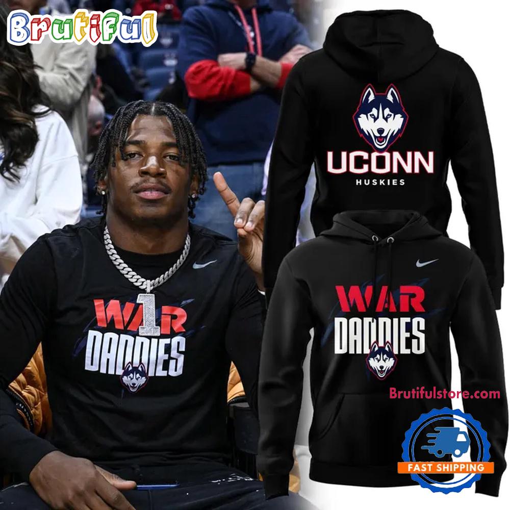 UConn Huskies Football 2025 War Daddies Hoodie