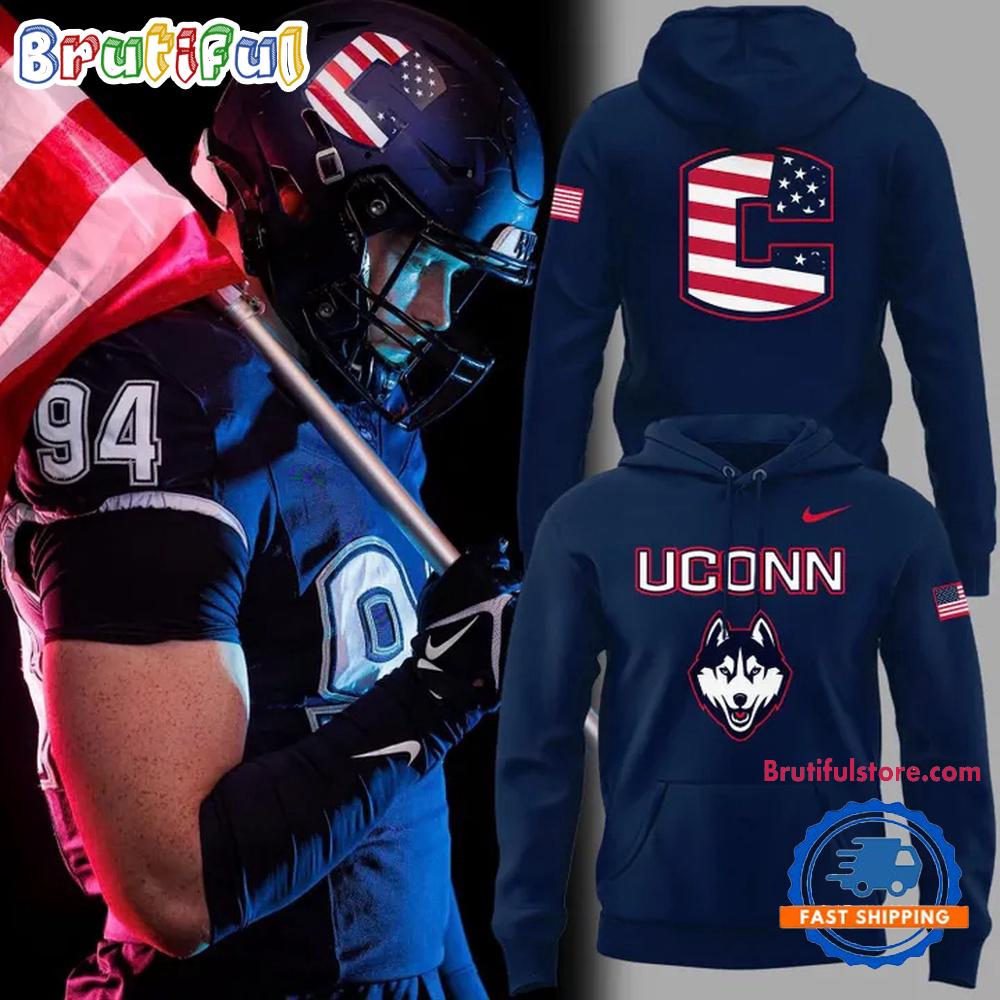 UConn Huskies Football Military Appreciation Special Edition Hoodie