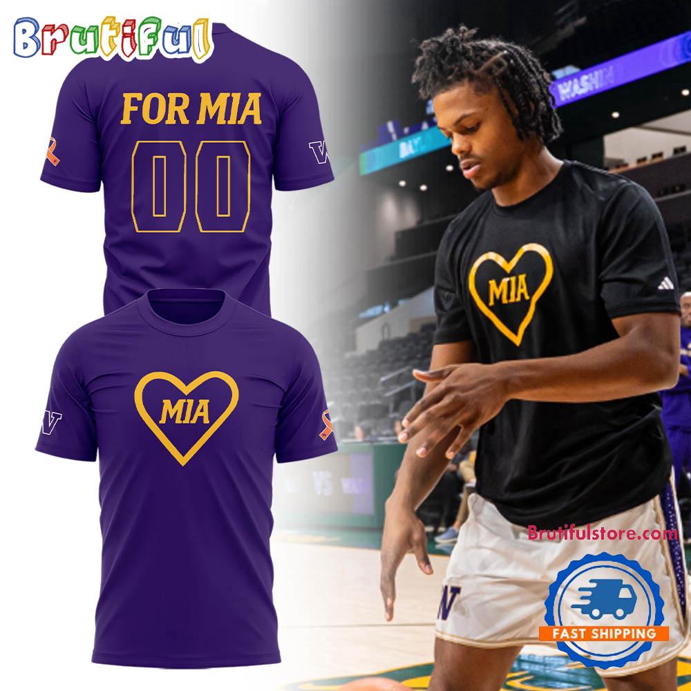 University of Washington FOR MIA 2025 Custom 3D Shirt