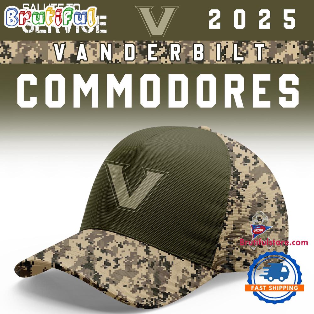 Vanderbilt Commodores 2025 NCAA Salute To Service Limited New Cap