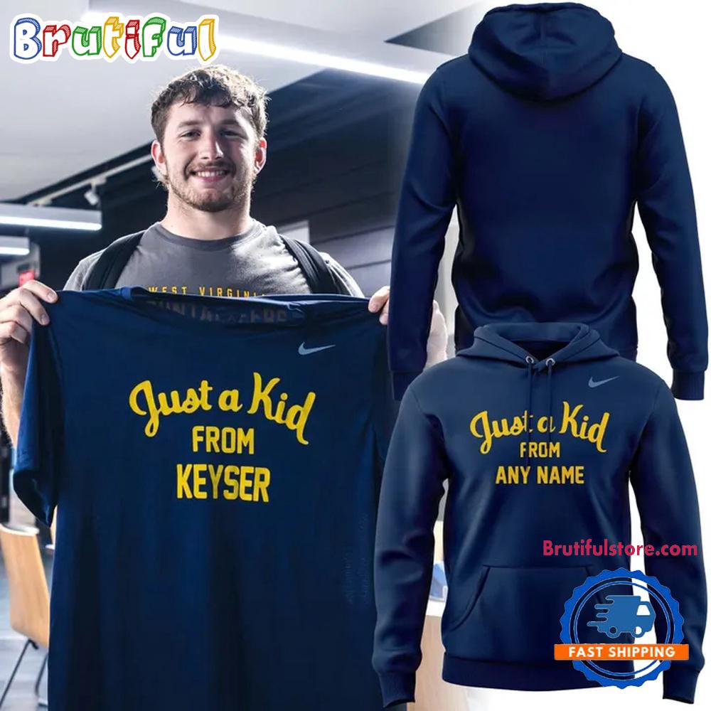 West Virginia Mountaineers 2025 Football Just a kid from Hoodie