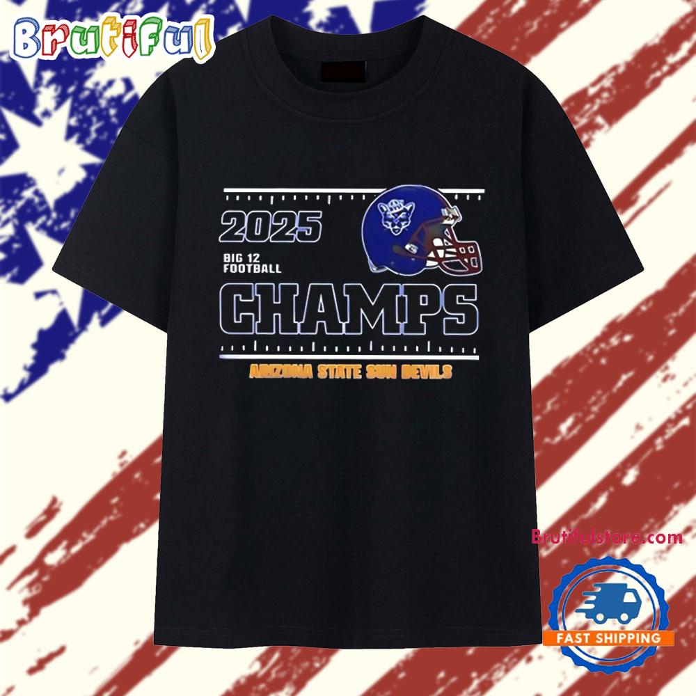 2025 BYU Cougars Big 12 Football Champs T Shirt