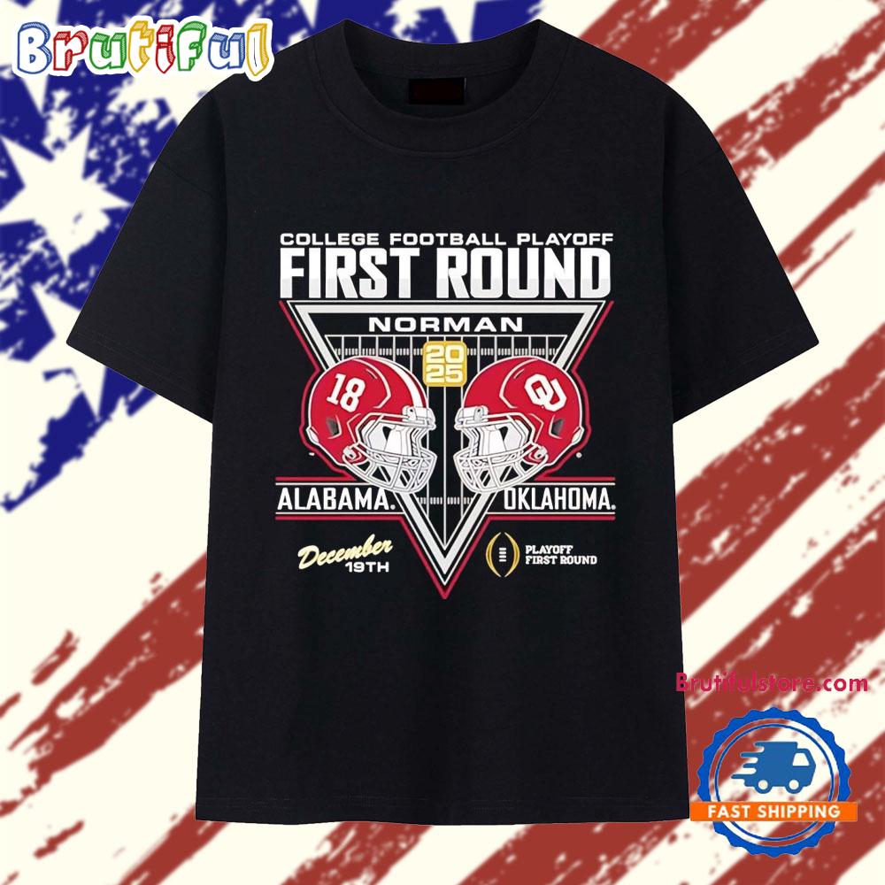 Alabama Crimson Tide vs Oklahoma Sooners 2025 CFP first round norman T Shirt