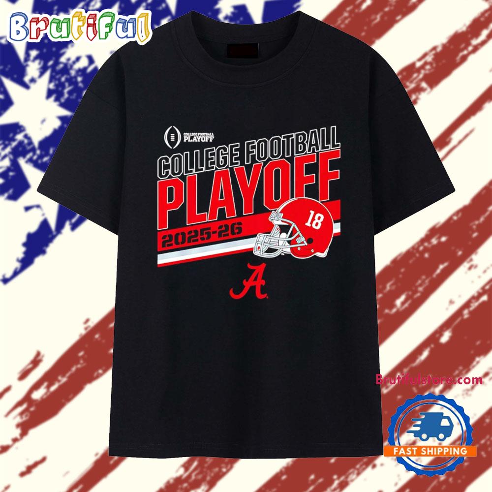 Alabama Football 2025-26 CFP Stripe T Shirt