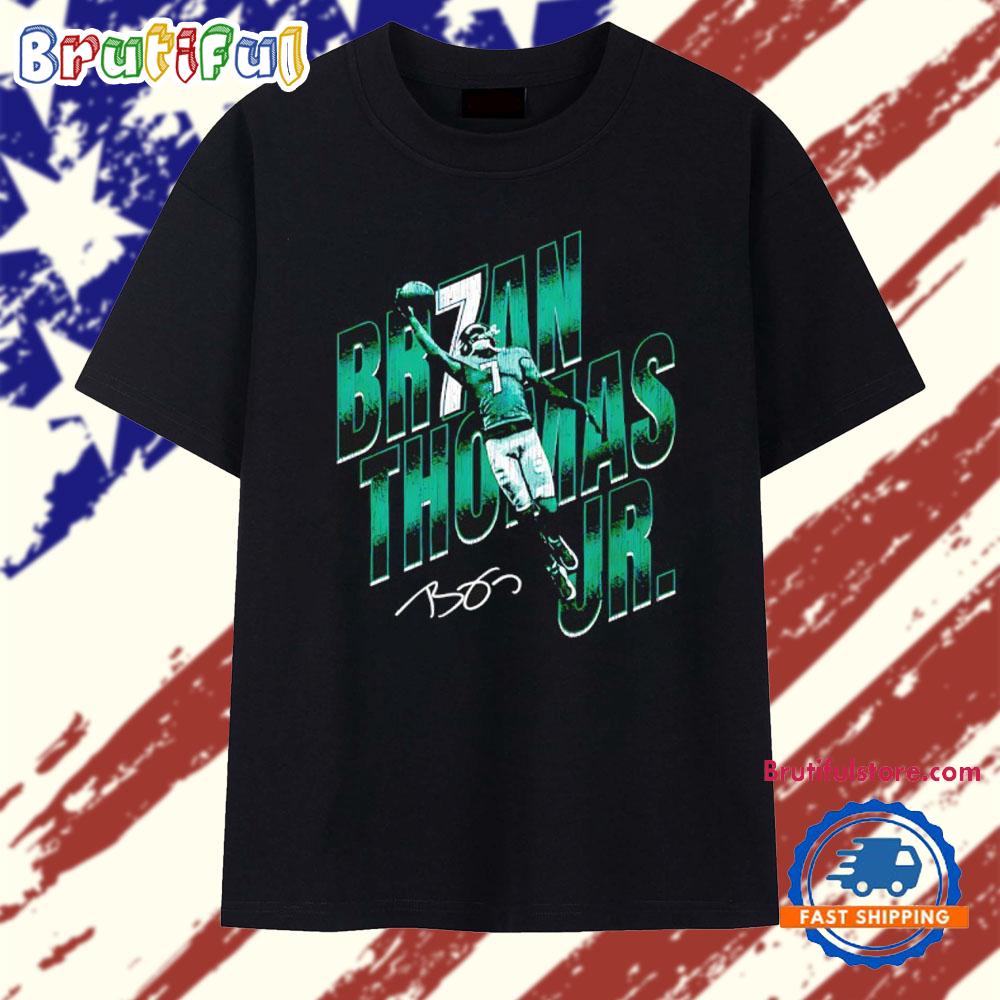 Brian Thomas Jr. Jacksonville Jaguars One-handed Catch Signature T Shirt